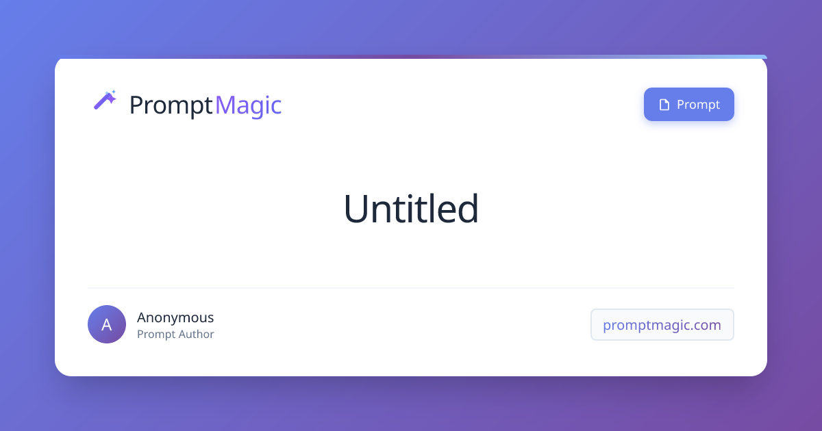 Personal Board of Directors Prompt 